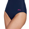 Maillot de bain une pièce Sydney U bleu marine-rose Taille 32-XS Zoggs 462581NVPK32