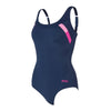 Maillot de bain une pièce Sydney U bleu marine-rose Taille 40-XL Zoggs 462581NVPK40