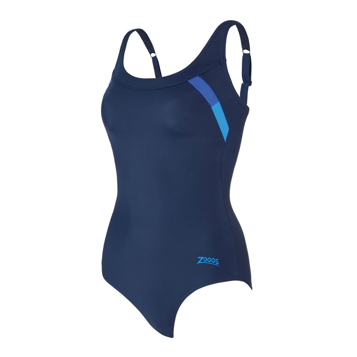 Maillot de bain une pièce Sydney U bleu marine-bleu royal Taille 46-4XL Zoggs 462581NVRY46