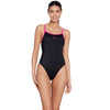 Maillot de bain une pièce Kona Triback Noir-Magenta Taille 28-XXXS Zoggs 462582BKMG28