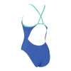 Maillot de bain une pièce Kona Triback Royal-Menthe Taille 28-XXXS Zoggs 462582RYMN28