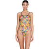 Maillot de bain une pièce Printed Rayback E+ imprimé Peckish Taille 28-XXXS Zoggs 462583PECK28