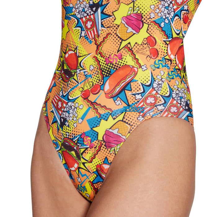 Maillot de bain une pièce Printed Rayback E+ imprimé Peckish Taille 28-XXXS Zoggs 462583PECK28