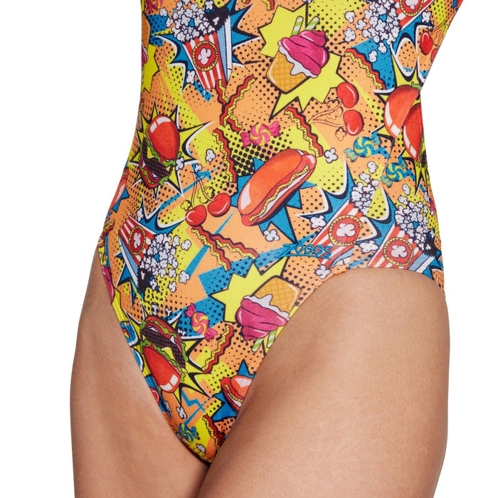 Maillot de bain une pièce Printed Rayback E+ imprimé Peckish Taille 34-S Zoggs 462583PECK34