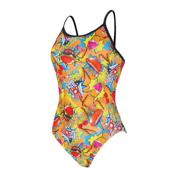Maillot de bain une pièce Printed Rayback E+ imprimé Peckish Taille 34-S Zoggs 462583PECK34