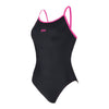 Maillot de bain une pièce Rome Rayback Noir-Magenta Taille 28-XXXS Zoggs 462584BKMG28