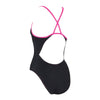 Maillot de bain une pièce Rome Rayback Noir-Magenta Taille 28-XXXS Zoggs 462584BKMG28