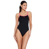 Maillot de bain une pièce Rome Rayback Noir-Magenta Taille 30-XXS Zoggs 462584BKMG30