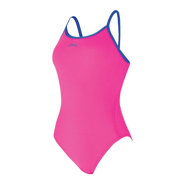 Maillot de bain une pièce Rome Rayback Magenta-Royal Taille 28-XXXS Zoggs 462584MGRY28