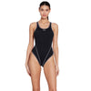 Maillot de bain une pièce Melbourne Haxback Noir-Blanc Taille 30-XXS Zoggs 462585BKWH30