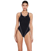 Maillot de bain une pièce Melbourne Haxback Noir-Blanc Taille 32-XS Zoggs 462585BKWH32