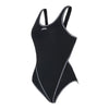 Maillot de bain une pièce Melbourne Haxback Noir-Blanc Taille 36-M Zoggs 462585BKWH36