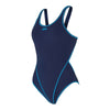 Maillot de bain une pièce Melbourne Haxback Marine-Bleu clair Taille 40-XL Zoggs 462585NVLB40