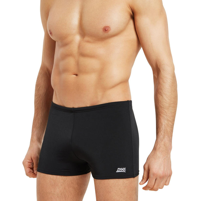 Boxer de bain à jambe carrée Cottesloe Hip Racer Homme Noir Taille 34-L Zoggs 462907BK34