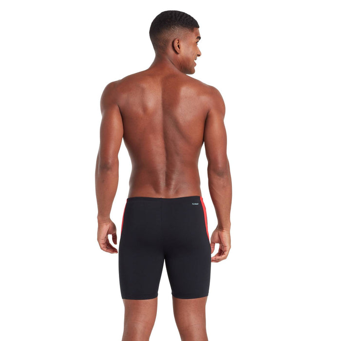 Jammers de natation Eaton Mid Homme Noir-Rouge Taille 32-M Zoggs 462923BKRD32