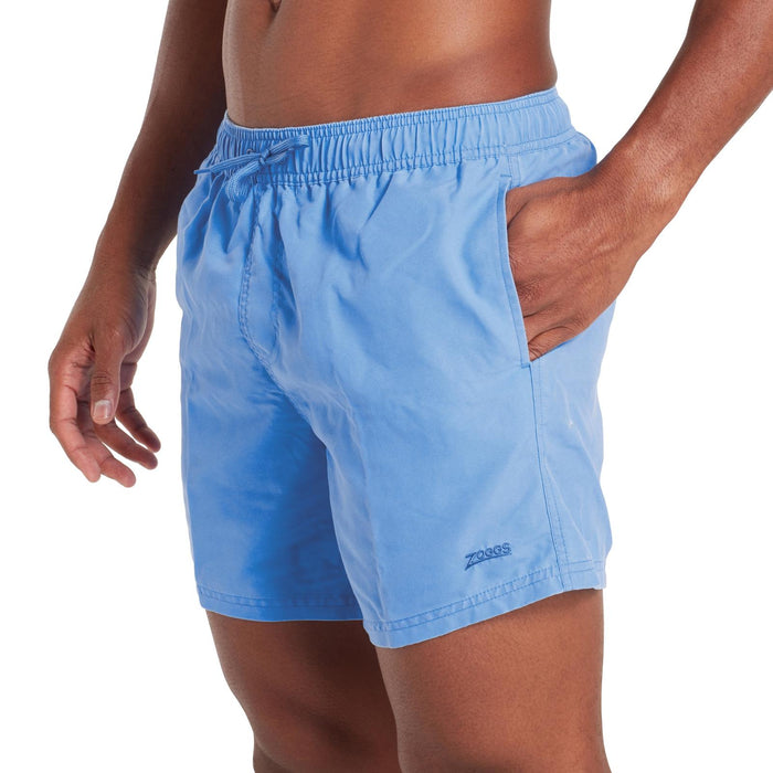 Short de bain Mosman Washed 15'' Homme Bleu Taille M Zoggs 462925BLM
