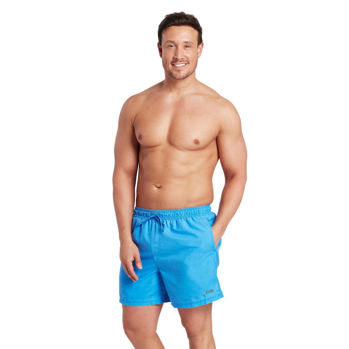 Short de bain Mosman Washed 15'' Homme Bleu Taille XXL Zoggs 462925BLXXL