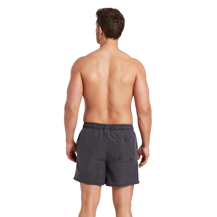 Short de bain Mosman Washed 15'' Homme Anthracite Taille S Zoggs 462925CHS
