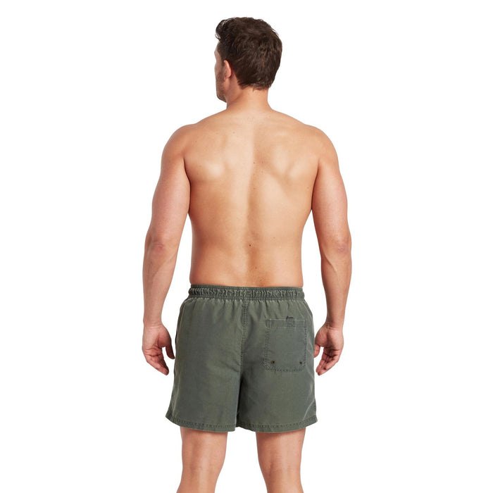 Short de bain Mosman Washed 15'' Homme Kaki Taille L Zoggs 462925KHL