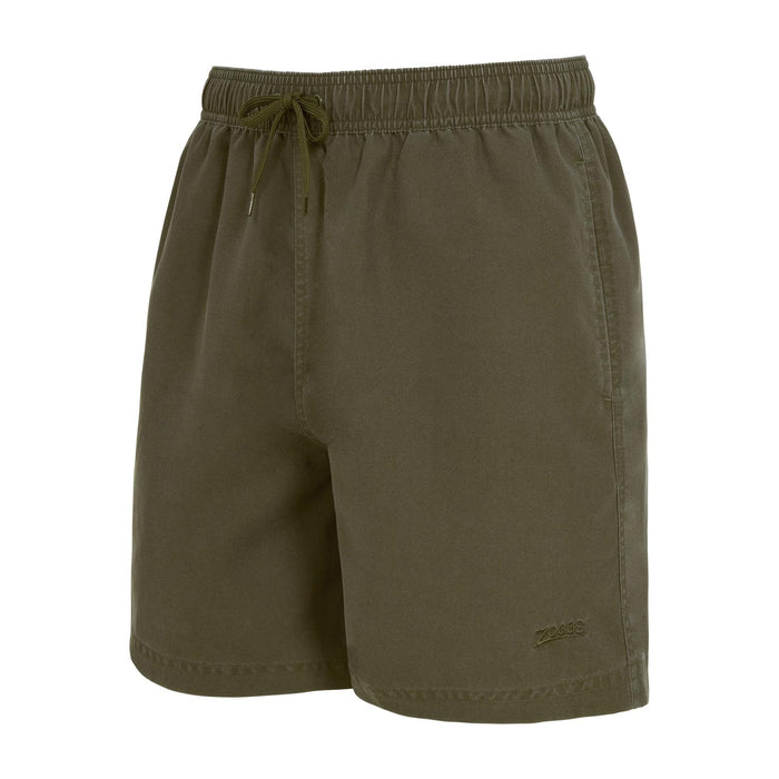 Short de bain Mosman Washed 15'' Homme Kaki Taille S Zoggs 462925KHS