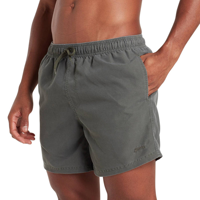 Short de bain Mosman Washed 15'' Homme Kaki Taille S Zoggs 462925KHXS