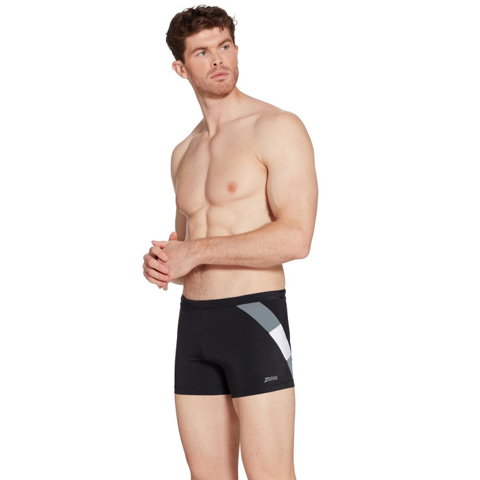 Boxer de bain Sydney 27 Homme Noir-Gris Taille 38-XXL Zoggs 462931BKGY38