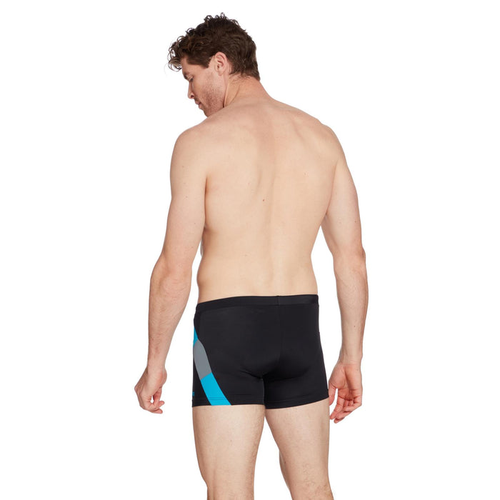 Boxer de bain Sydney 27 Homme Noir-Turquoise Taille 36-XL Zoggs 462931BKTQ36
