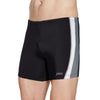 Boxer de bain à jambe carrée Toronto Hip Racer 32 Homme Noir-Gris Taille 40-XXXL Zoggs 462932BKGY40