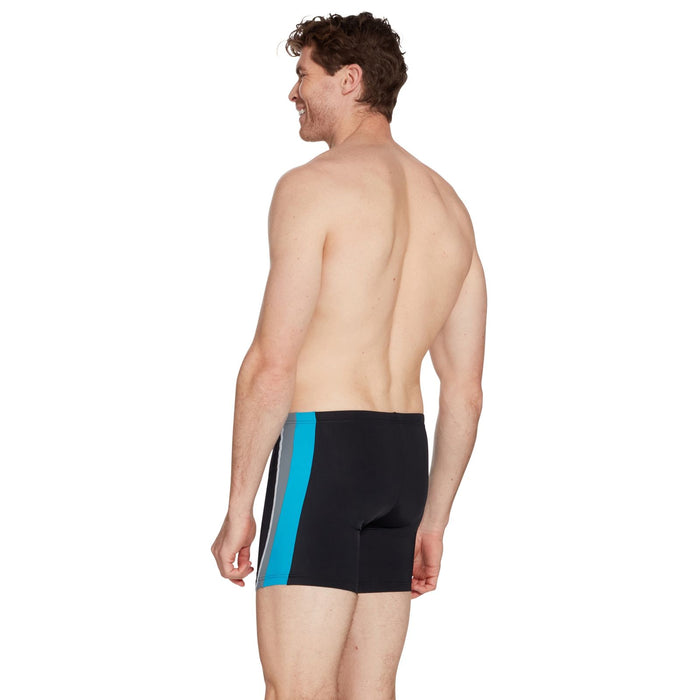 Boxer de bain à jambe carrée Toronto Hip Racer 32 Homme Noir-Turquoise Taille 36-XL Zoggs 462932BKTQ36