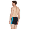 Boxer de bain à jambe carrée Toronto Hip Racer 32 Homme Noir-Turquoise Taille 38-XXL Zoggs 462932BKTQ38