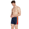 Boxer de bain à jambe carrée Toronto Hip Racer 32 Homme Bleu marine-Rouge Taille 36-XL Zoggs 462932NVRD36