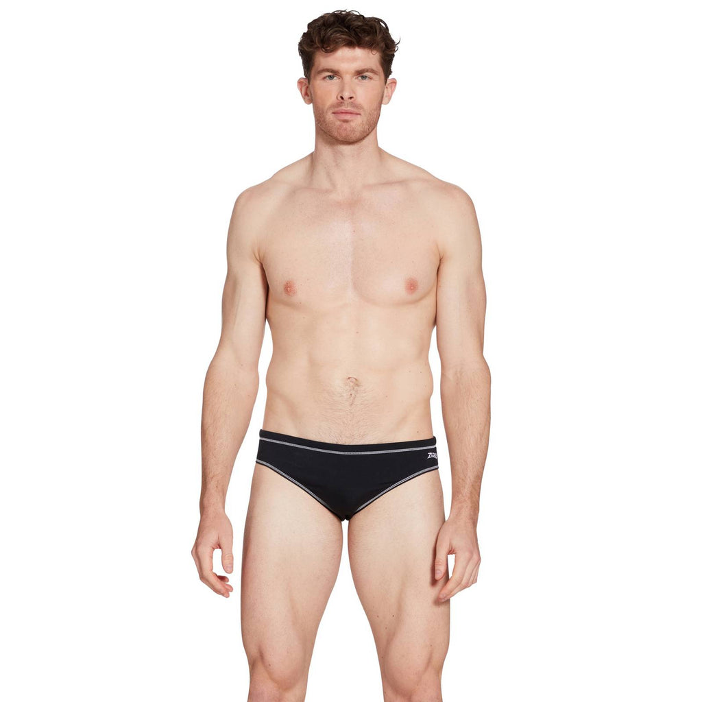 Slip de bain Melbourne 6,5 Homme Noir-Blanc Taille 26-XXS Zoggs 462934BKWH26
