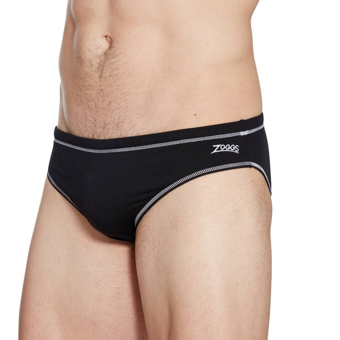 Slip de bain Melbourne 6,5 Homme Noir-Blanc Taille 28-XS Zoggs 462934BKWH28