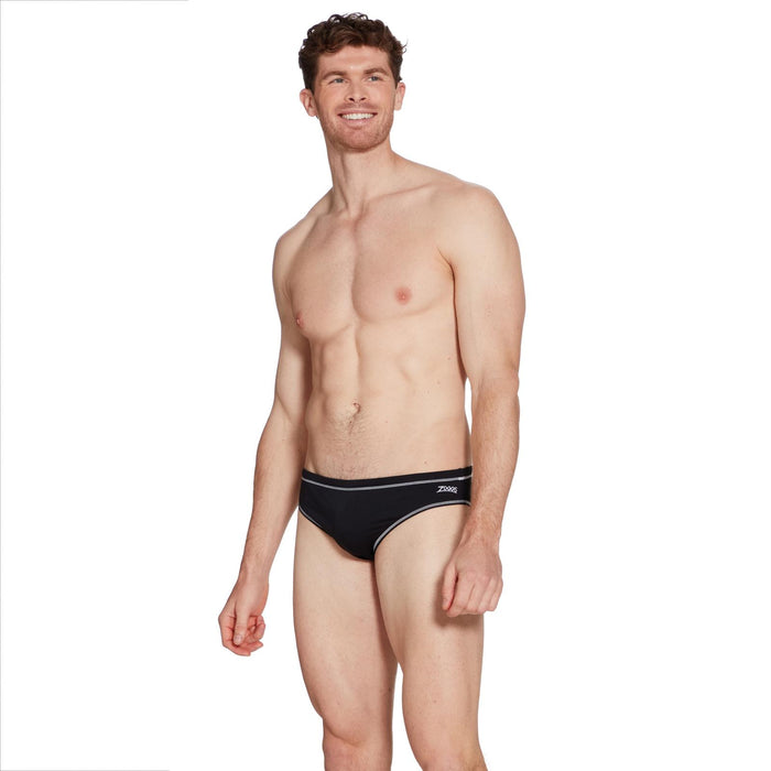 Slip de bain Melbourne 6,5 Homme Noir-Blanc Taille 32-M Zoggs 462934BKWH32