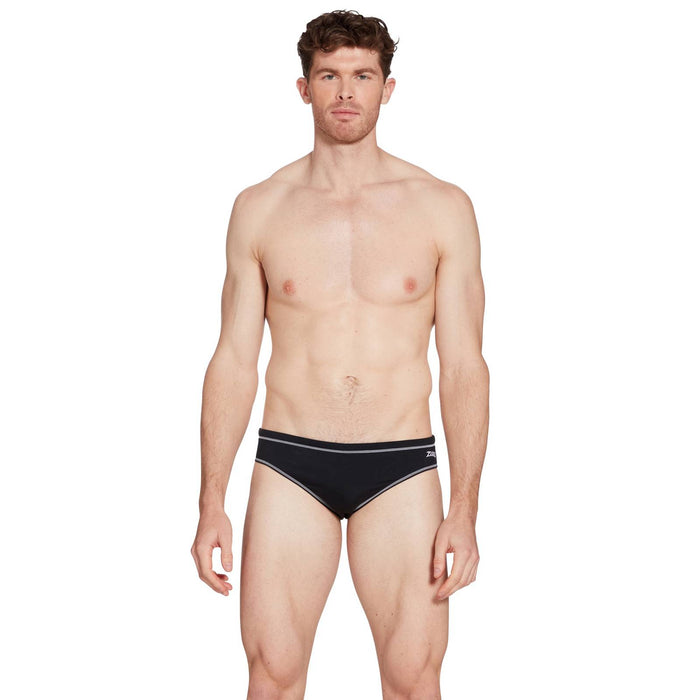 Slip de bain Melbourne 6,5 Homme Noir-Blanc Taille 34-L Zoggs 462934BKWH34