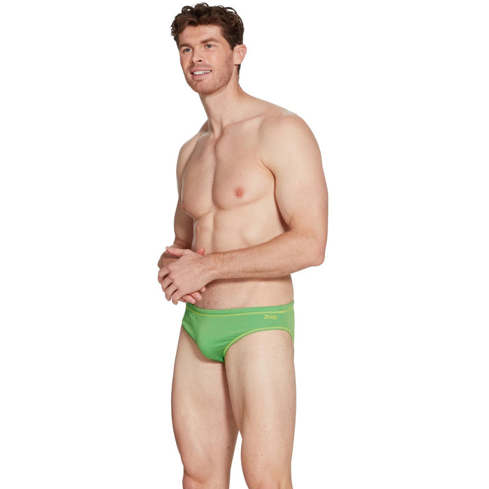 Slip de bain Melbourne 6,5 Homme Vert-Jaune Taille 28-XS Zoggs 462934GNYL28