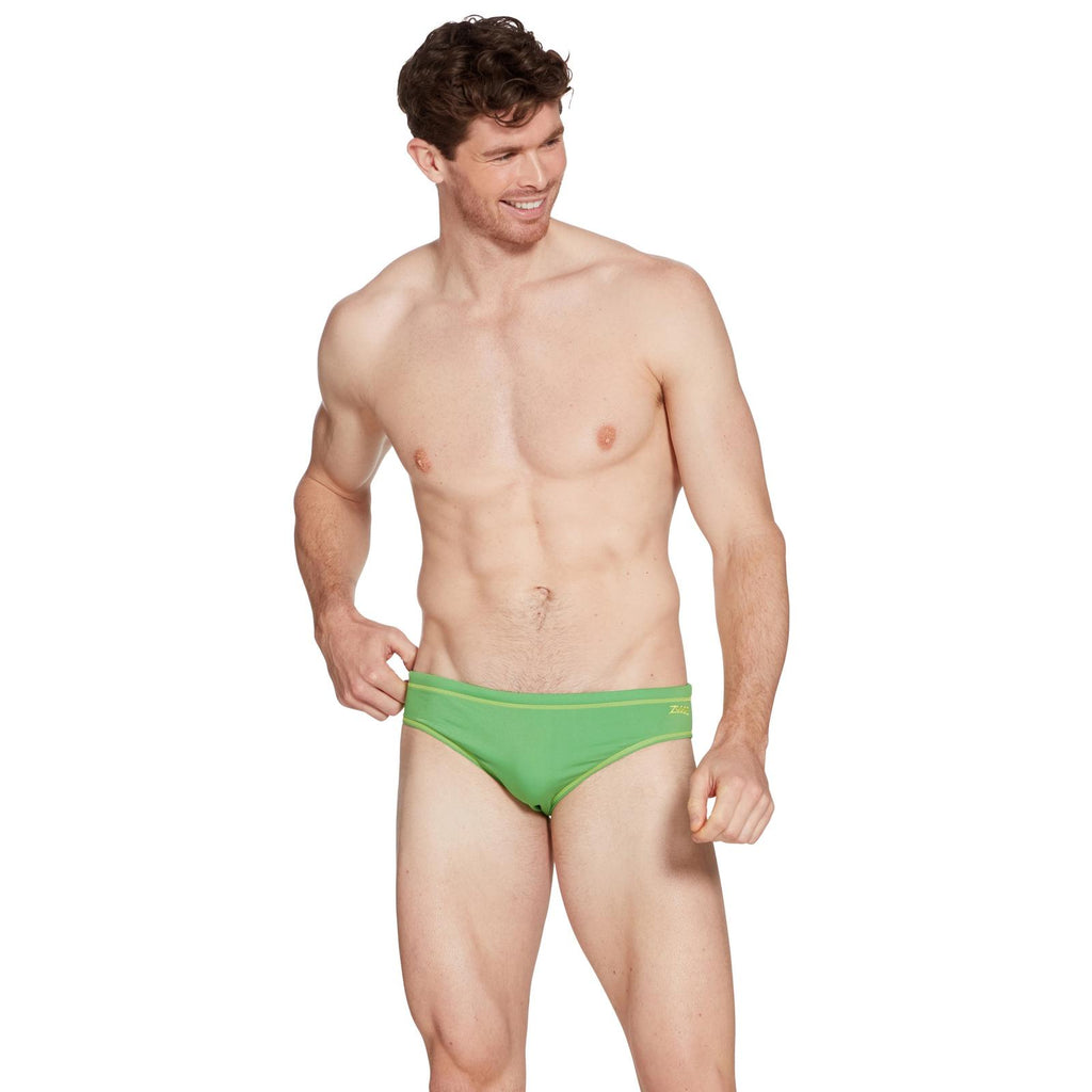Slip de bain Melbourne 6,5 Homme Vert-Jaune Taille 32-M Zoggs 462934GNYL32