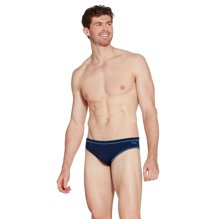 Slip de bain Melbourne 6,5 Homme Bleu marine-Bleu clair Taille 36-XL Zoggs 462934NVBL36