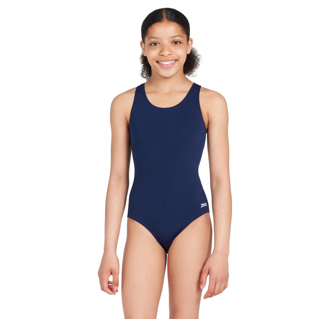 Maillot de bain 1 pièce Cottesloe Sportsback Fille Bleu marine Taille 30-10A Zoggs 463303NV30