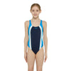 Maillot de bain une pièce Toronto Flyback Fille Marine-Bleu clair Taille 28-8A Zoggs 463314NVLB28