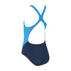 Maillot de bain une pièce Toronto Flyback Fille Marine-Bleu clair Taille 28-8A Zoggs 463314NVLB28