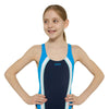 Maillot de bain une pièce Toronto Flyback Fille Marine-Bleu clair Taille 34-14A Zoggs 463314NVLB34