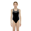 Maillot de bain une pièce Tokyo Iceback Fille Noir-Gris Taille 34-14A Zoggs 463315BKGY34