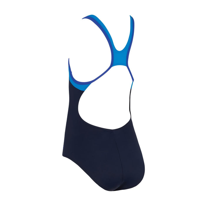 Maillot de bain une pièce Tokyo Iceback Fille Marine-Bleu clair Taille 30-10A Zoggs 463315NVLB30