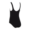 Maillot de bain 1 pièce Sydney dos en U Fille Noir-Blanc Taille 34-14A Zoggs 463316BKWH34