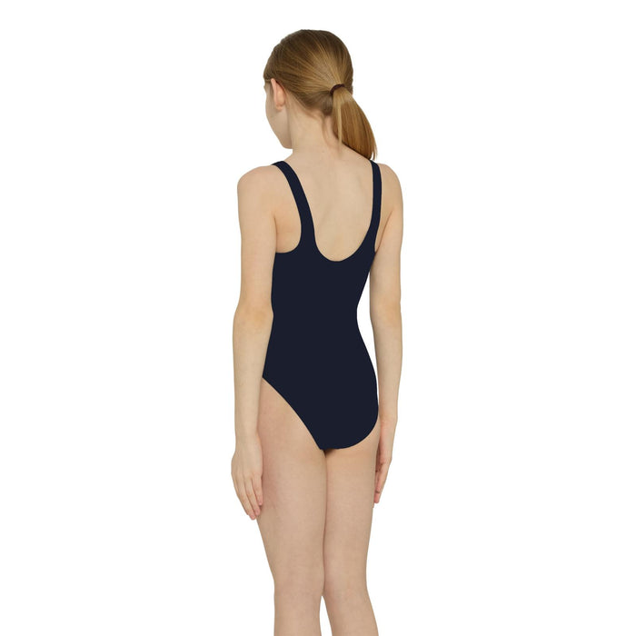 Maillot de bain 1 pièce Sydney dos en U Fille Marine-Rose Taille 30-10A Zoggs 463316NVPK30