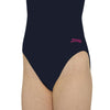 Maillot de bain 1 pièce Sydney dos en U Fille Marine-Rose Taille 30-10A Zoggs 463316NVPK30