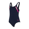 Maillot de bain 1 pièce Sydney dos en U Fille Marine-Rose Taille 30-10A Zoggs 463316NVPK30