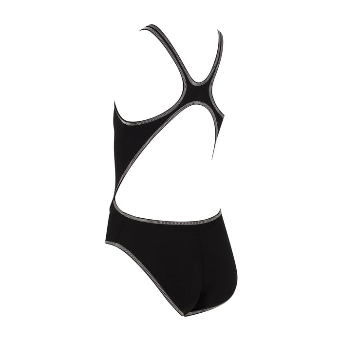 Maillot de bain 1 pièce Melbourne Haxback Fille Noir-Blanc Taille 30-10A Zoggs 463317BKWH30