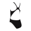 Maillot de bain 1 pièce Melbourne Haxback Fille Noir-Blanc Taille 34-14A Zoggs 463317BKWH34